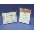 Clear Adjustable Certificate, Photograph, Award Display Frame